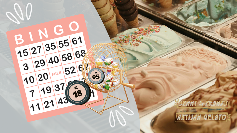 Bingo & Gelato — Join us for an evening of sweet treats and friendly competition! Jenny & Frank Artisan Gelato will be serving complimentary gelato from 6:00–7:00 PM, so come early to grab a scoop before the games begin. Traditional bingo kicks off at 6:30 PM with three rounds plus a Winner Takes All finale! Prizes range from gift cards to our grand prize.. a YETI cooler filled with local favorites. We can't wait to see you there! Please express interest - it helps us plan better! Plus, you'll get reminders.