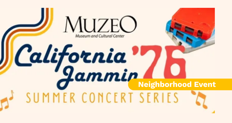 California Jammin’ ’76 Summer Concert Series -     Sol Societe  — Sol Societe (70’s Influenced Original Pop) Bring your lawn chair and enjoy a free summer concert featuring live music, arts and crafts, and food and beverage options available for purchase. A fun evening of entertainment for music lovers of all ages. ✨Please note: This is a local community event and is not sponsored, hosted, or managed by our property. Event details are subject to change by the event organizer. Please express interest - it helps us plan better! Plus, you'll get reminders.
