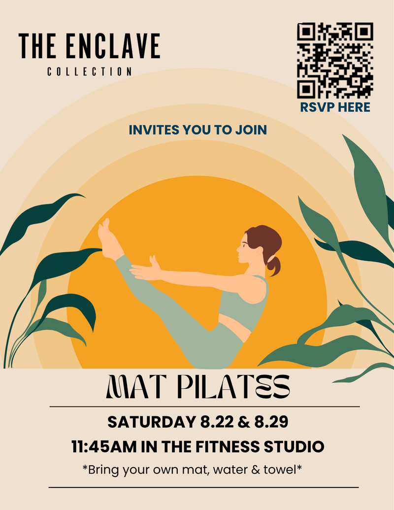 Mat Pilates  — Bring your own mat, water & towel. Please express interest - it helps us plan better! Plus, you'll get reminders.