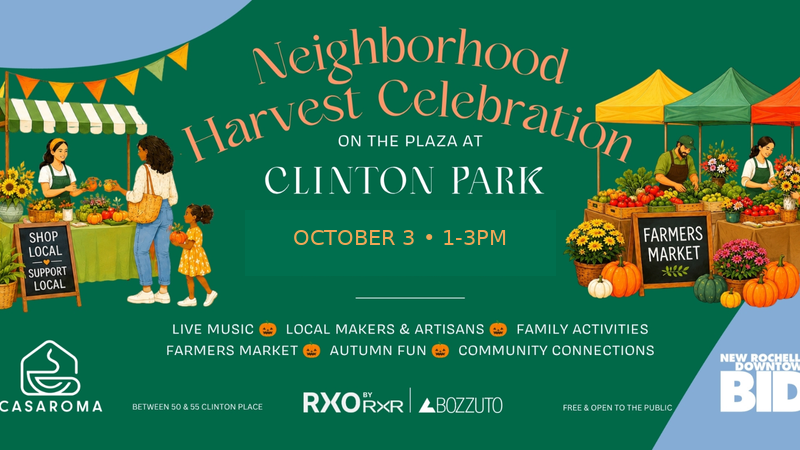 Neighborhood Harvest Celebration in the Plaza at One Clinton Park