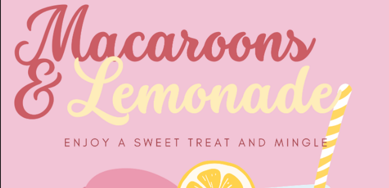 Macaroons & Lemonade — Enjoy a sweet treat and mingle with neighbors over macaroons and refreshing lemonade. Bring a friend and take a tour to be part of our resident referral event. First come, first served and available while supplies last. Please express interest - it helps us plan better! Plus, you’ll get reminders.