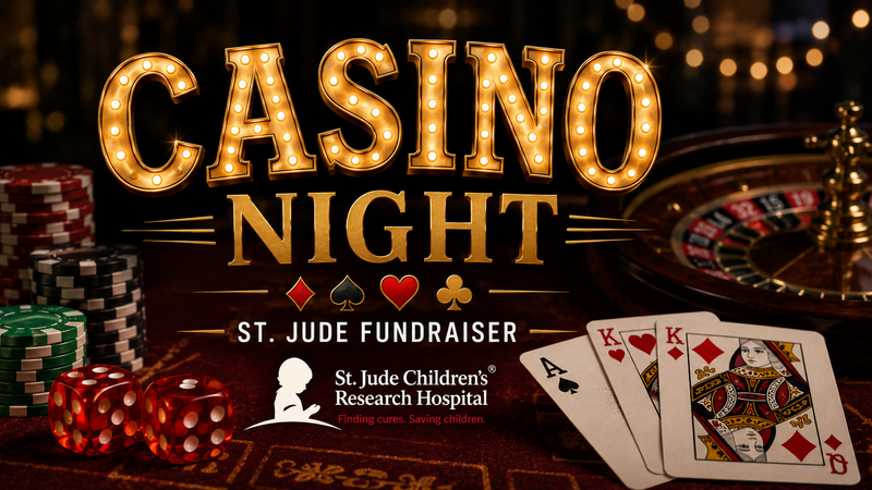 Casino Night: St. Jude Fundraiser — Residents can join us in the first floor Lounge for an evening of casino-style games and friendly competition while helping us raise funds for St. Jude Children’s Research Hospital. Residents can socialize, play, and enjoy a fun night while supporting a great cause. Please express interest - it helps us plan better! Plus, you'll get reminders.