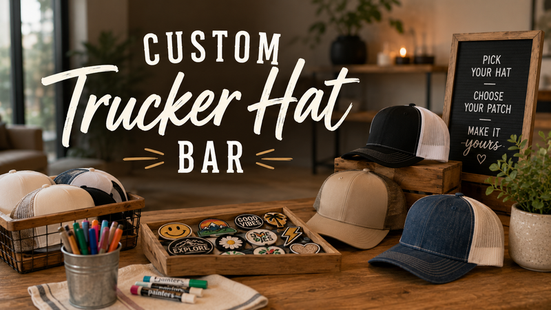 Custom Trucker Hat Bar  — Residents can create their own custom trucker hats by choosing from a variety of hats, patches, charms, chains, and other accessories to personalize and take home. Please express interest - it helps us plan better! Plus, you'll get reminders.