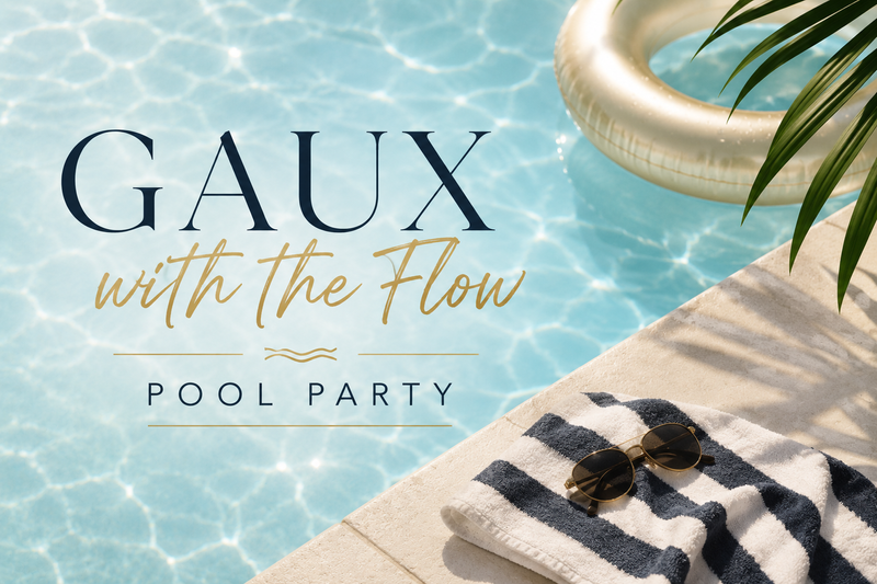 Gaux with the Flow – Pool Party — Gaux with the Flow! Join your neighbors for an afternoon pool party and summer fun at the Pool Deck. Please express interest - it helps us plan better! Plus, you'll get reminders.