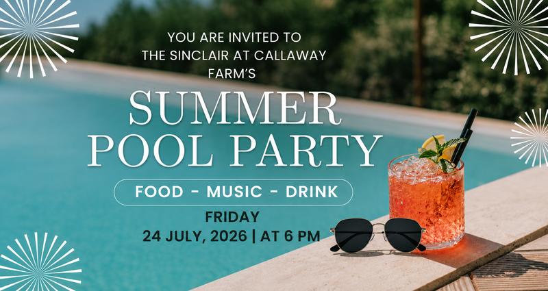 Summer Pool Party — Celebrate summer with your neighbors at our Summer Pool Party! Enjoy an evening of food, music, and drinks while relaxing poolside. We look forward to seeing you there! Please express interest - it helps us plan better! Plus, you'll get reminders.