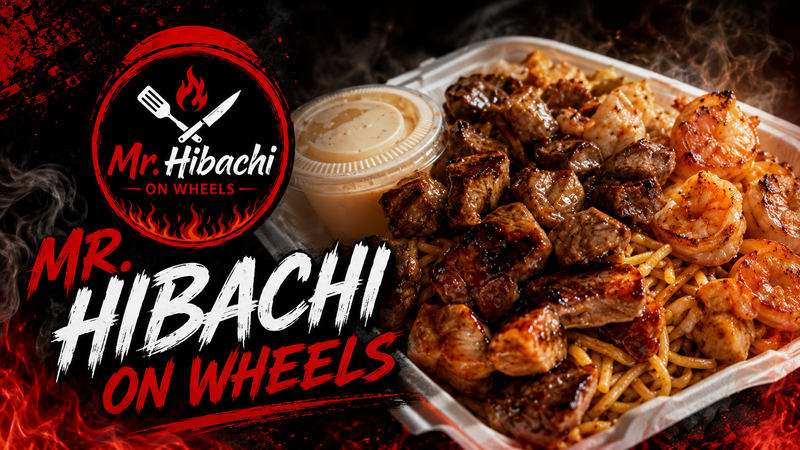 Mr. Hibachi on Wheels — Mr. Hibachi on Wheels is coming to the community! Stop by for dinner and enjoy fresh hibachi right outside the leasing office. Please express interest - it helps us plan better! Plus, you'll get reminders.