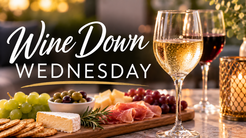 Wine Down Wednesday — Unwind with your neighbors at Wine Down Wednesday! Enjoy a relaxing evening featuring wine, light appetizers, and great conversation. Whether you're a wine enthusiast or simply looking to connect with the community, we hope you'll join us. Please express interest - it helps us plan better! Plus, you'll get reminders.