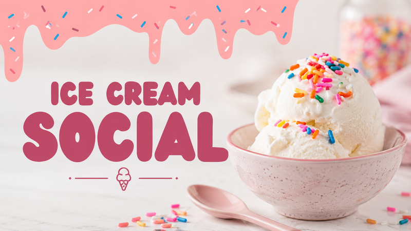 Ice Cream Social 🍨 — Treat yourself to an afternoon of delicious ice cream, sweet treats, and great company! Stop by the clubhouse, build your favorite dessert, and enjoy a fun summer afternoon with your neighbors. *While supplies last Please express interest - it helps us plan better! Plus, you'll get reminders.