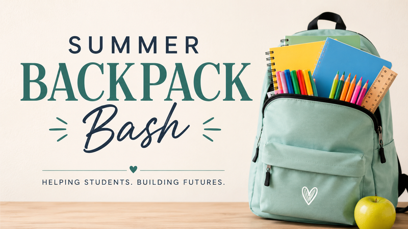 Summer Backpack Bash 🎒📚 — Help make a difference by supporting the Homeless Children’s Education Fund Summer Backpack Bash. We’re collecting new backpacks and school supplies for elementary-aged students to help them start the school year prepared and confident. Items Needed: Notebooks, folders, pencils, crayons, markers, colored pencils, scissors, highlighters, calculators, pencil boxes or cases, glue, pens, rulers, binders, erasers, and sturdy backpacks. Donation Deadline: August 10 Drop-Off Location: Leasing Office Please include a copy of your purchase receipt with your donation when possible. Thank you for helping support a student’s educational journey! Please express interest - it helps us plan better! Plus, you'll get reminders.