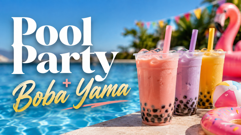 Pool Party + Boba Yama at Cove at Pine Ridge