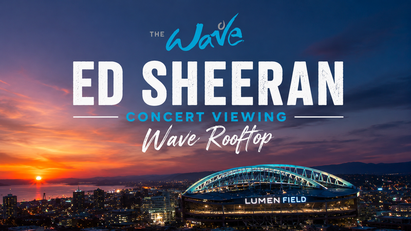 Ed Sheeran Concert Viewing – Wave Rooftop — Experience the Ed Sheeran concert from the Wave Rooftop! Please RSVP to reserve your spot. Each resident must wear their assigned blue wristband and may bring up to two guests. Space is limited, so reserve your spot early. Please note that Courtesy Patrol will have access to the RSVP list while monitoring the area. Concert starts at 5:30