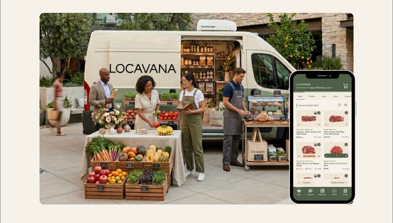 Locavana Popup Farmers’ Market — Browse and shop on-site or preorder on Locavana.com at the Locavana Popup Farmers’ Market. Locavana is a grocery delivery service sourcing from the best local farms in the Midwest, offering local pasture-raised meats, farm-fresh eggs, local produce, fresh sourdough bread, pantry staples, and more—all at affordable prices. Shop the market in person or place your order online for convenient access to fresh, locally sourced groceries. Available on iOS and Google Play. Questions? Contact Seth Jorde at 760-712-6603 or sjorde@locavana.com. Please express interest - it helps us plan better! Plus, you'll get reminders.