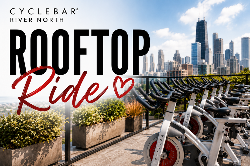 CycleBar Live DJ Rooftop Ride — Take your workout to the rooftop with CycleBar River North! Enjoy a 45-minute ride with skyline views, a live DJ, goodie bags, and cycling shoes included. Choose between a 9:00 AM ride with Abby or a 10:00 AM ride with Toni. Tickets are $55, and Exhibit residents receive $5 off. Limited spots available. A waiver is required.. Sign up at the link https://forms.gle/WzWXBoG4iWtD38nv7 Please note: CycleBar is offering Exhibit residents an exclusive $5 discount, bringing the ticket price to $50. Bikes are first come, first served, and registration is completed directly through CycleBar. Reservation Required Email abby.gaulin@cyclebar.com to reserve your bike.