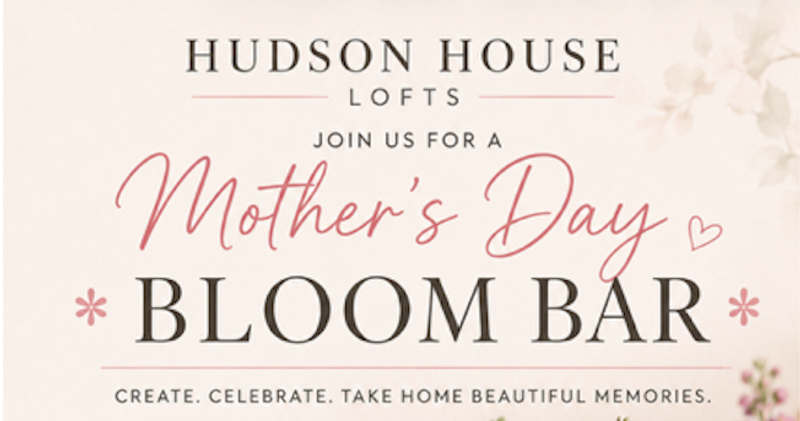 Mother’s Day Bloom Bar — Celebrate Mother’s Day with flowers, creativity, and community at our Bloom Bar event. Stop by to build your own custom bouquet with a variety of fresh blooms and create something special to take home. Whether you’re celebrating a mom, mother figure, or simply enjoying a fun afternoon with neighbors, all are welcome. Please express interest - it helps us plan better! Plus, you'll get reminders.