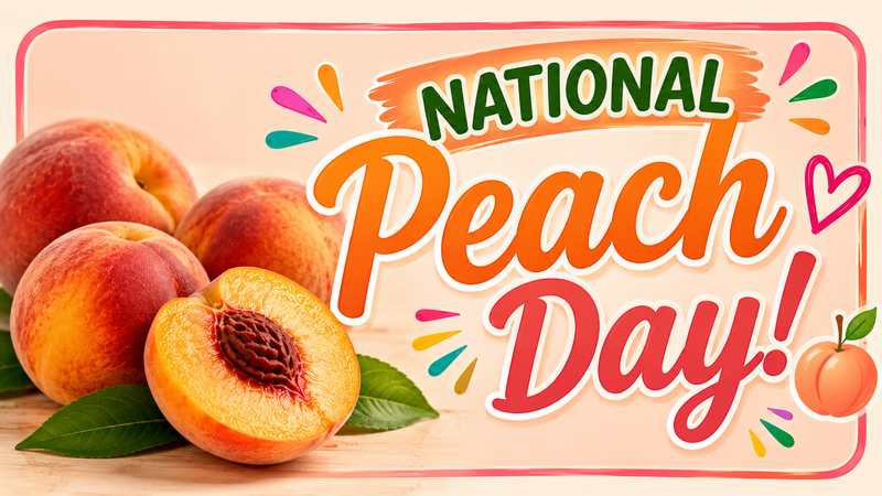 National Peach Day — Celebrate National Peach Day with us! Swing by the lobby for a fresh peach while supplies last. It's the perfect way to enjoy a sweet summer treat and say hello to your neighbors. Please express interest - it helps us plan better! Plus, you'll get reminders.