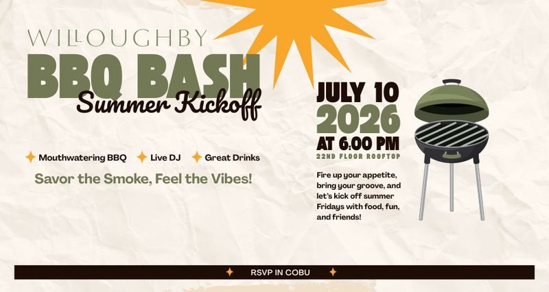 BBQ Bash — Summer Kickoff! Fire up your appetite, bring your groove, and let’s kick off summer Fridays with food, fun, and friends! Please express interest - it helps us plan better! Plus, you'll get reminders.