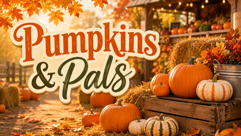 Pumpkins & Pals — Join your neighbors for Pumpkins & Pals, a fall outing to DJ’s Berry Patch! Enjoy seasonal activities, pick out the perfect pumpkin, and spend some time with friends and neighbors. All ages are welcome. Spots are limited, so RSVP on Cobu. Please express interest - it helps us plan better! Plus, you'll get reminders.