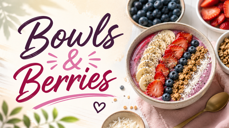 Bowls & Berries — Start your morning with Bowls & Berries! Build your own smoothie bowl with a variety of fresh fruits, toppings, and more for a refreshing start to the day. While supplies last. RSVP on Cobu today! Please express interest - it helps us plan better! Plus, you'll get reminders.