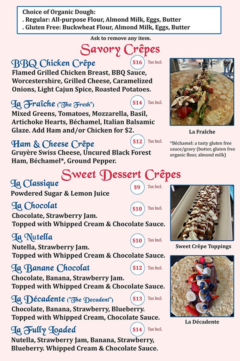 Olivier's Crêpe Truck is coming again  — Dear Lumina Residents, We are excited to announce that Olivier's Crêpe Truck will be here on August 20th in front of the Lumina clubhouse from 4:00PM to 8:00PM. Please come out and try their delicious crêpes. Thank you, Lumina at Spanish Springs Please express interest - it helps us plan better! Plus, you'll get reminders.