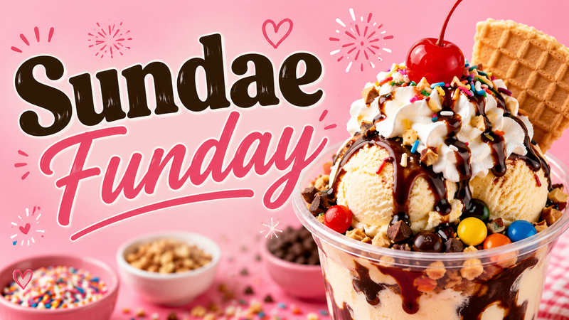 Sundae Fundae — Build your own delicious ice cream sundae with a variety of tasty toppings and enjoy a fun dessert while catching up with your neighbors! Please express interest - it helps us plan better! Plus, you'll get reminders.