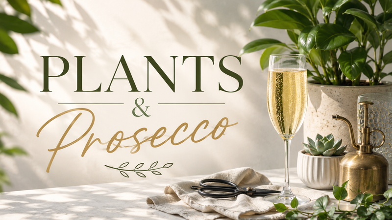 Plants & Prosecco — Join us for a relaxing resident event featuring plants, prosecco, and great company! Pick out a beautiful plant to take home while enjoying a complimentary glass of prosecco and connecting with your neighbors! Please express interest - it helps us plan better! Plus, you'll get reminders.