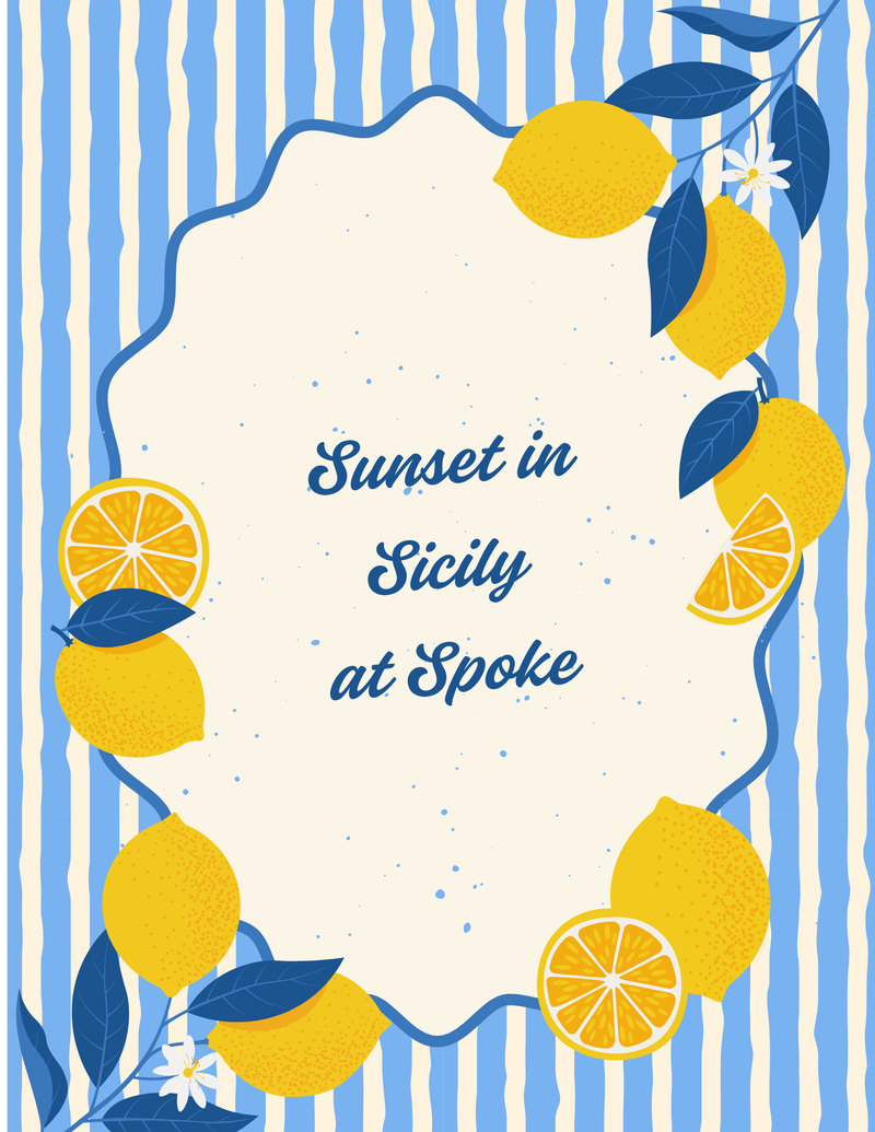 Sunset in Sicily at Spoke — Escape to Sicily without leaving the rooftop! Join us for Sundown in Sicily, an evening filled with Italian charm, delicious food, refreshing spritzes, live music, and stunning skyline views. Enjoy an Italian-inspired Spritz Bar, elevated food stations inspired by the vibrant markets of Sicily, and live music as the sun sets over the city. The evening will also feature street-style caricature artists and a photobooth for unforgettable photos and memories. Come soak up the sunshine, sip a spritz, enjoy great food, and experience a little taste of Italy right here at Spoke. No passport required! Please express interest - it helps us plan better! Plus, you'll get reminders.