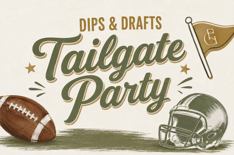 Dips & Drafts Tailgate Party — Rep your favorite team and join your neighbors for the ultimate gameday hangout! Enjoy great food, cold drinks, and good company as we kick back and celebrate football season together. Please express interest - it helps us plan better! Plus, you'll get reminders.