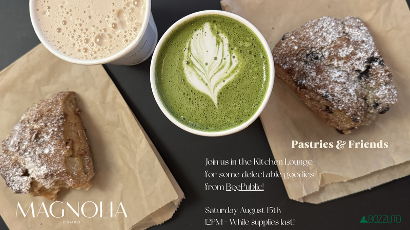 Pastries and Friends — Craving something sweet? Join us in the Lounge for a cozy afternoon featuring goodies from BeePublic! Come enjoy delicious pastries, warm drinks, and great company — the perfect mid-day pick-me-up! Supplies are limited! Please express interest - it helps us plan better! Plus, you'll get reminders.