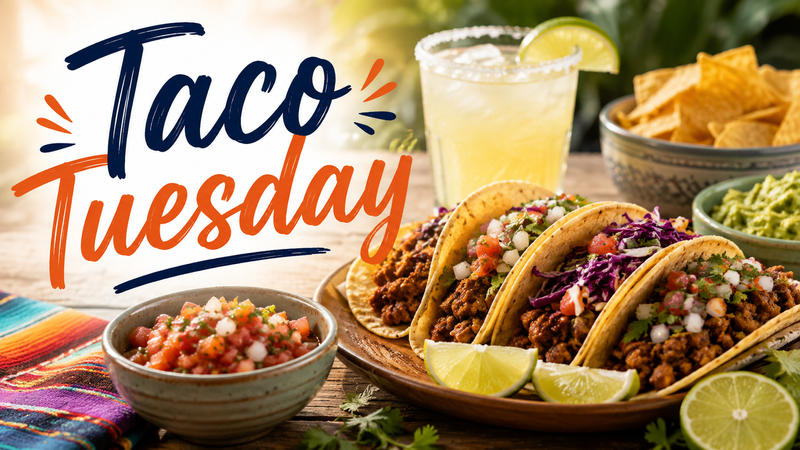 Taco Tuesday  — Join your neighbors for a fun casual evening of tacos and community! Come enjoy great food great conversation and a relaxed evening with your neighbors Please express interest - it helps us plan better! Plus, you'll get reminders.