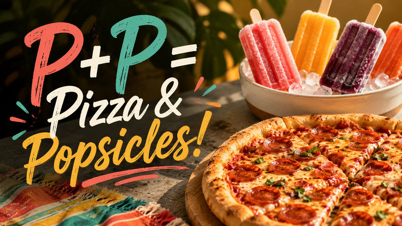 P+P = Pizza & Popsicles! — Beat the heat and satisfy your cravings all in one! Join us for a fun evening of pizza and popsicles with your neighbors. Come hungry, cool down, and make some great memories together! 🍦😋 Please express interest - it helps us plan better! Plus, you'll get reminders.