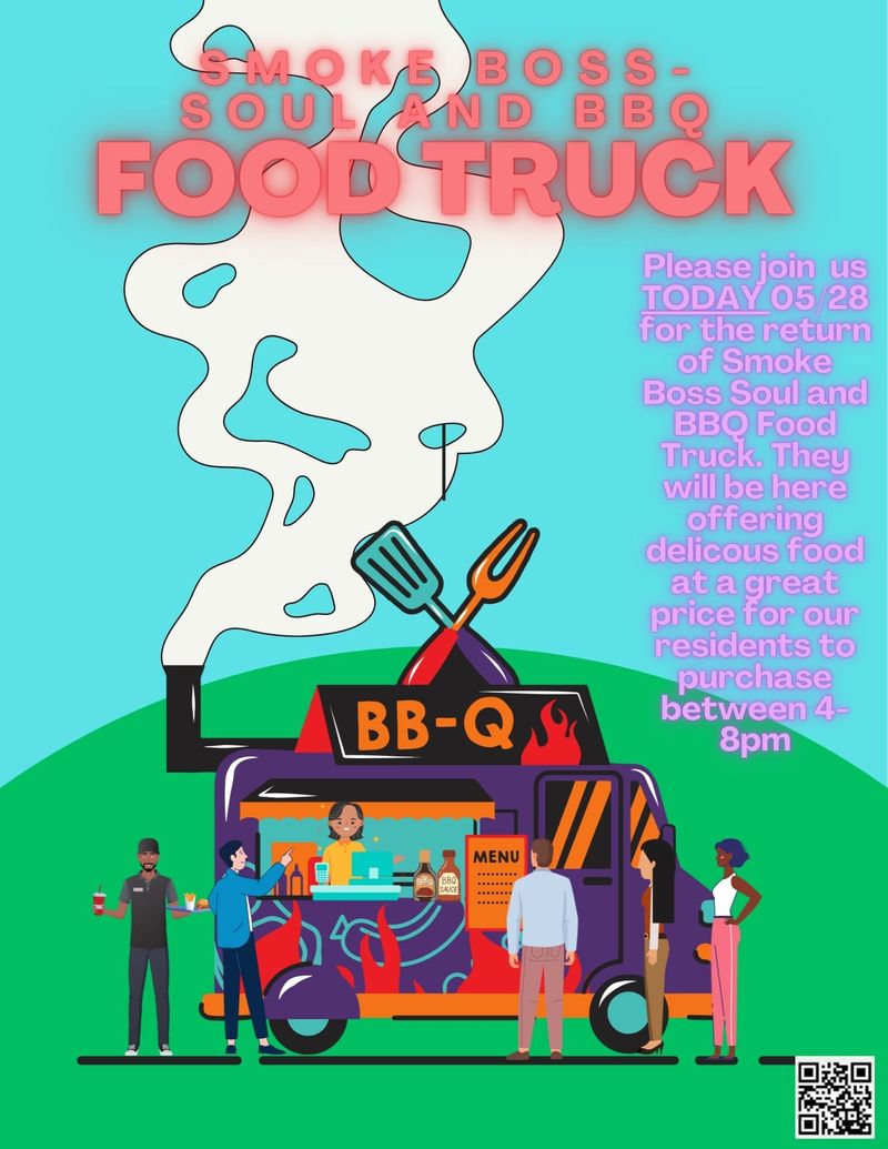 Smoke Boss Food Truck — Don’t miss the return of the Smoke Boss Food Truck today from 4:00 PM – 8:00 PM! 🔥🍖 Come treat yourself to some unbelievably delicious smoked BBQ, loaded flavors, and mouthwatering favorites that everyone has been waiting for. Whether you’re craving fried porkchops, pulled pork, wings, or savory sides, Smoke Boss always delivers an incredible meal you do not want to miss out on. Stop by, grab dinner, and enjoy some amazing food right here in the community. We can’t wait to see you there! 😋🚚 Please express interest - it helps us plan better! Plus, you'll get reminders.
