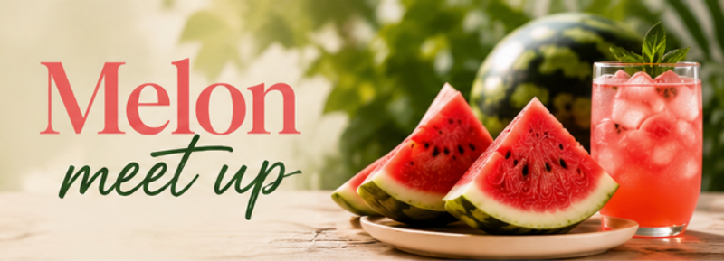Melon meet up — Join us for a refreshing afternoon of community, conversation, and sweet watermelon! Come connect with your neighbors, enjoy a cool summer treat, and make new friends in a fun, relaxed atmosphere. All ages are welcome! Please express interest - it helps us plan better! Plus, you'll get reminders.