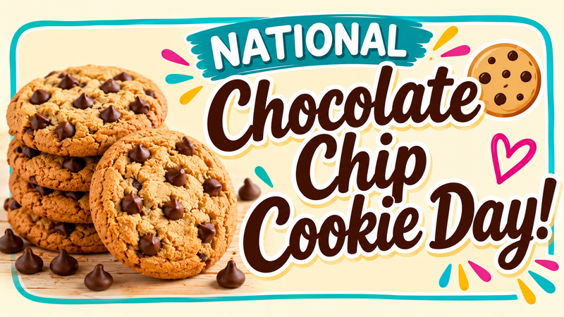 National Chocolate Chip Cookie Day — Stop by either lobby and celebrate National Chocolate Chip Cookie Day with a freshly baked chocolate chip cookie. Treats are available while supplies last! Please express interest - it helps us plan better! Plus, you'll get reminders.
