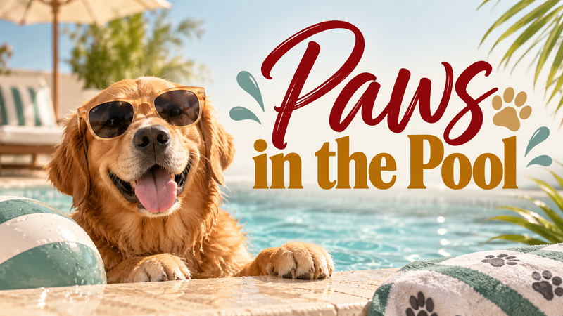 Paws in the Pool — Bring your furry friend for Paws in the Pool! Enjoy an afternoon of fun, play, and one last pool day together before the pool closes for the season.
