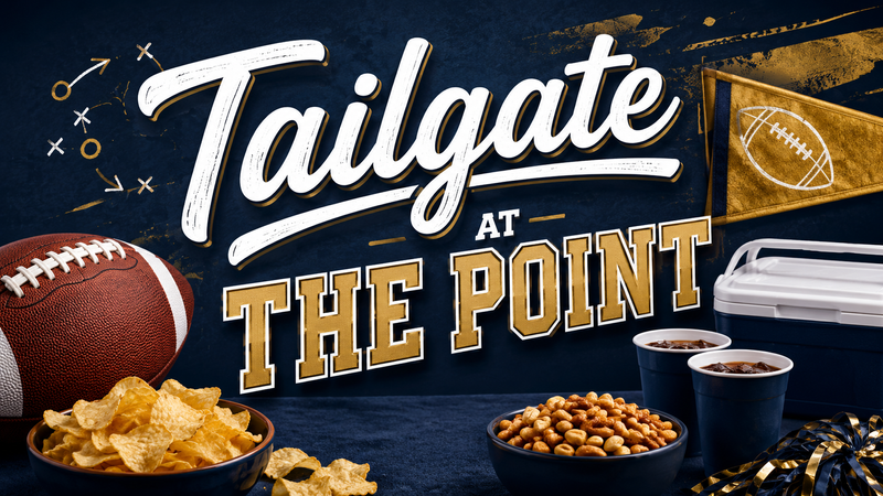 Tailgate at The Point — Join your neighbors for Tailgate at The Point! Enjoy a fun football atmosphere with food, drinks, lawn games, and football-themed activities at the Stadium Steps. Please express interest - it helps us plan better! Plus, you'll get reminders.