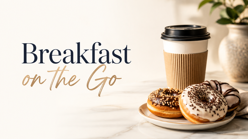 Breakfast on the Go — Start your day with donuts and coffee! Grab your breakfast in the lobby on your way out while supplies last. Please express interest - it helps us plan better! Plus, you'll get reminders.