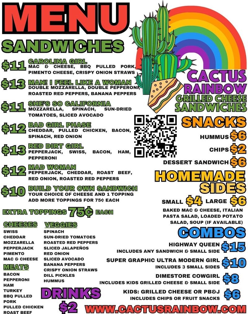 Cactus Rainbow Food Truck — Stop by the car wash for this week's food truck! 2:00PM - 7:00PM