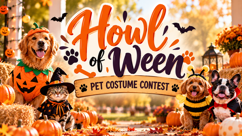 Howloween pet costume contest — During the week of Halloween, post your pup on COBU dressed in their cutest costume! Vote for your favorite pup online. The pet with the most likes will win a $25 gift card, with the winner announced on Halloween!