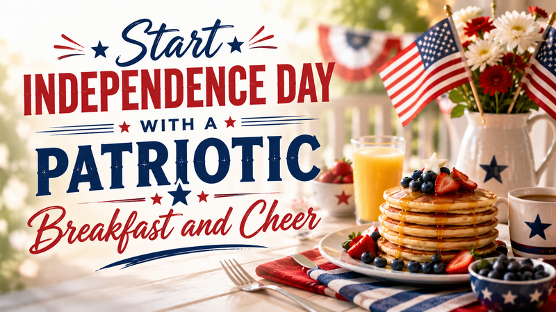 Rise and Shine its Freedom time — Start Independence Day with a Patriotic breakfast and cheer! Please express interest - it helps us plan better! Plus, you'll get reminders.
