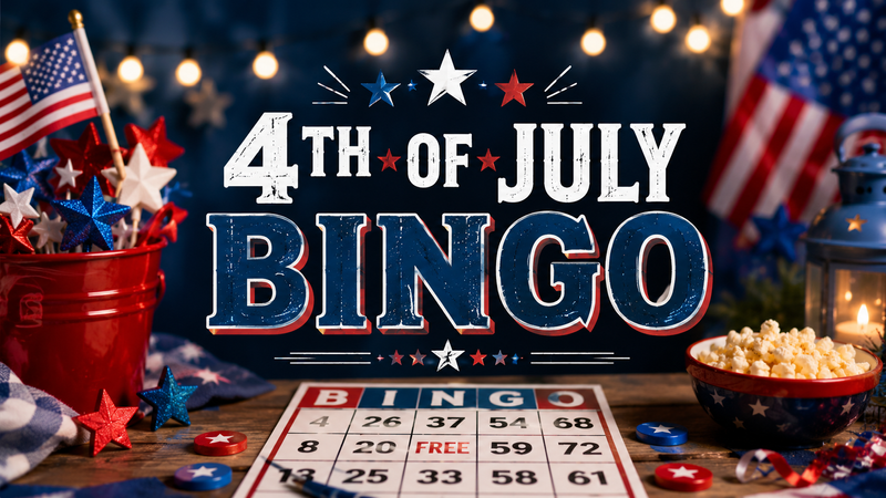 Bingo night 4th of July edition  — Join us for a festive 4th of July Bingo! Enjoy patriotic fun, exciting prizes, and delicious finger foods while celebrating with your neighbors. We can't wait to see you there! Please express interest - it helps us plan better! Plus, you'll get reminders.