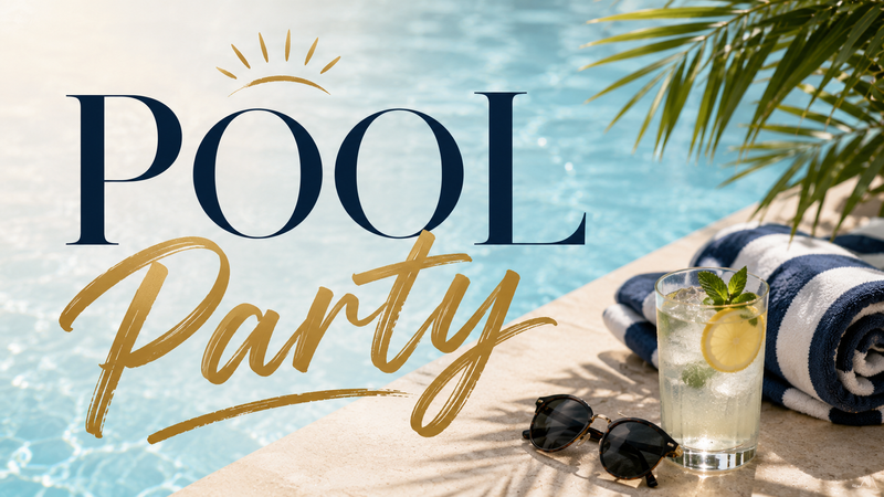 Pool Party — Cool off and celebrate summer with your neighbors at our Pool Party! Enjoy an afternoon of poolside fun featuring a live DJ, delicious food, refreshing drinks, and great company. Bring your swimsuit and get ready for a fun-filled afternoon. Please express interest - it helps us plan better! Plus, you'll get reminders.