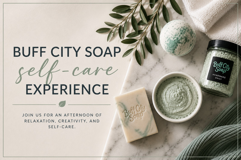Buff City Soap Self Care Experience — Treat yourself to an afternoon of relaxation with Buff City Soap! Join us for a fun, hands-on self-care experience where you’ll create your own spa-inspired products to take home while learning from the Buff City Soap team. Space is limited to the first 30 apartment homes. Please note that only one guest per apartment home may attend and count toward the event capacity. Please express interest - it helps us plan better! Plus, you'll get reminders.