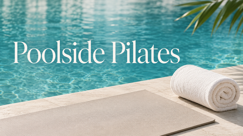 Poolside Pilates 🧘‍♀️☀️ — Start your weekend with movement, fresh air, and relaxation! Join us for a refreshing Poolside Pilates class designed to improve flexibility, build strength, and leave you feeling energized. Whether you're new to Pilates or have practiced before, all experience levels are welcome. Bring your mat, invite a neighbor, and enjoy a peaceful morning by the pool.
