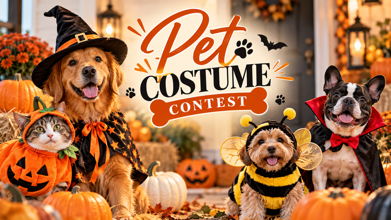 🐾🎃 PET HALLOWEEN COSTUME CONTEST 🎃🐾 at Station Bay