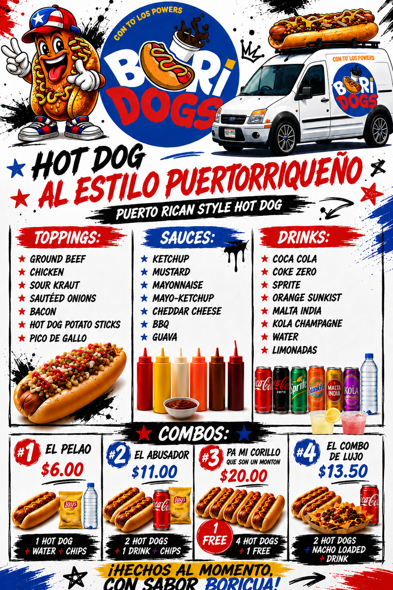 🌭🚚 Food Truck Alert: Bori Dogs Is Here Tonight! 🎉 — 🌭🎉 Hey Dream Residents! 🎉🌭 Skip the cooking tonight and treat yourself! 😋 🚚 Bori Dogs Food Truck will be on property from 5:00 PM – 8:00 PM serving up delicious food available for purchase. Stop by, grab some dinner, and support a local food vendor without ever leaving the community! 🌭🍟🥤 If you stop by and try them out, we'd love to hear your thoughts! Be sure to leave your feedback on COBU. ⭐ Please express interest - it helps us plan better! Plus, you'll get reminders.