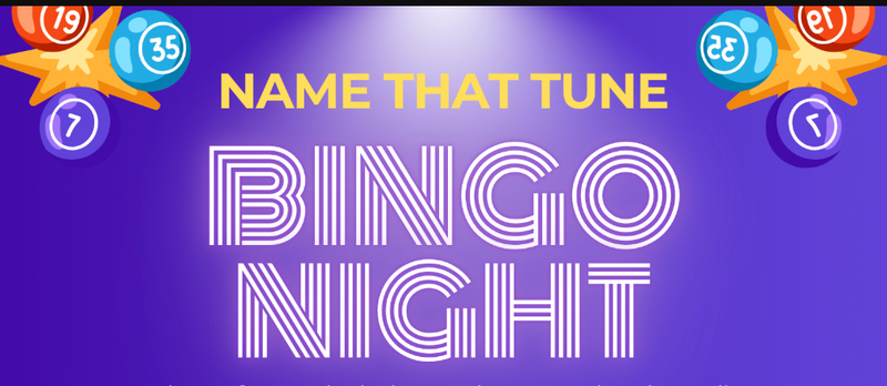 Name That Tune Bingo Night — Test your music knowledge at Name That Tune Bingo! Listen to short clips of popular songs, mark them on your bingo card, and race to be the first to Bingo. Prizes will be awarded to 1st, 2nd, and 3rd place winners. Please express interest - it helps us plan better! Plus, you'll get reminders.