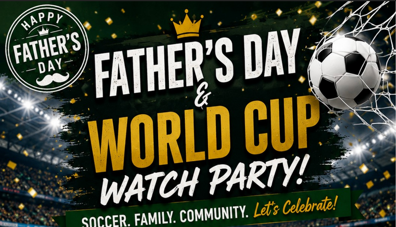 Father’s Day & World Cup Watch Party — Celebrate Father’s Day with soccer, family, and community! Join us in the Clubroom to watch the FIFA World Cup, enjoy food and refreshments, play games, and connect with neighbors. Wear your favorite jersey, bring your energy, and cheer on your team. Plus, participate in our World Cup sticker card trade and swap. Please express interest - it helps us plan better! Plus, you'll get reminders.