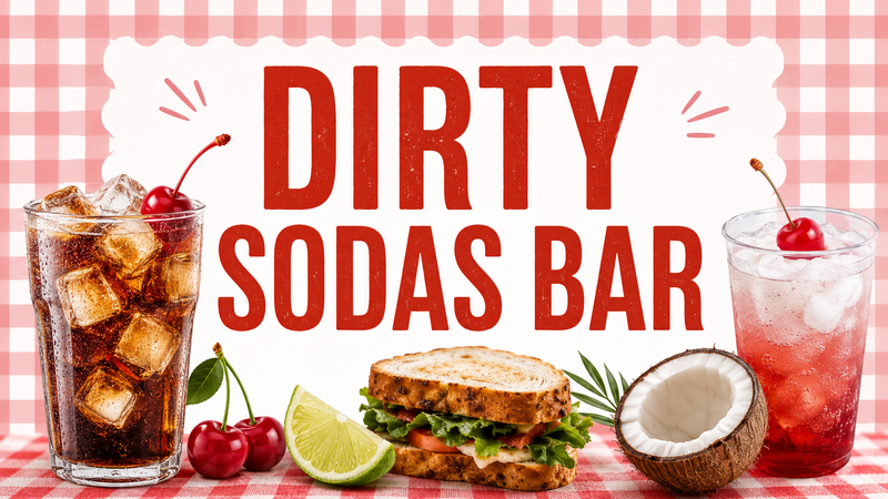 Dirty Soda and Sandwich Event- September 12th — You're invited to join us on September 12th from 2:00-4:00 PM for a fun afternoon featuring Dirty Sodas and sandwiches! The event will be held in the Club Room, located next to the gym. Get creative and make your own Dirty Soda with your choice of alcoholic or non-alcoholic options. Stop by, grab a drink and a sandwich, and enjoy! We'd love to see you there. We hope you'll stop by and join us!