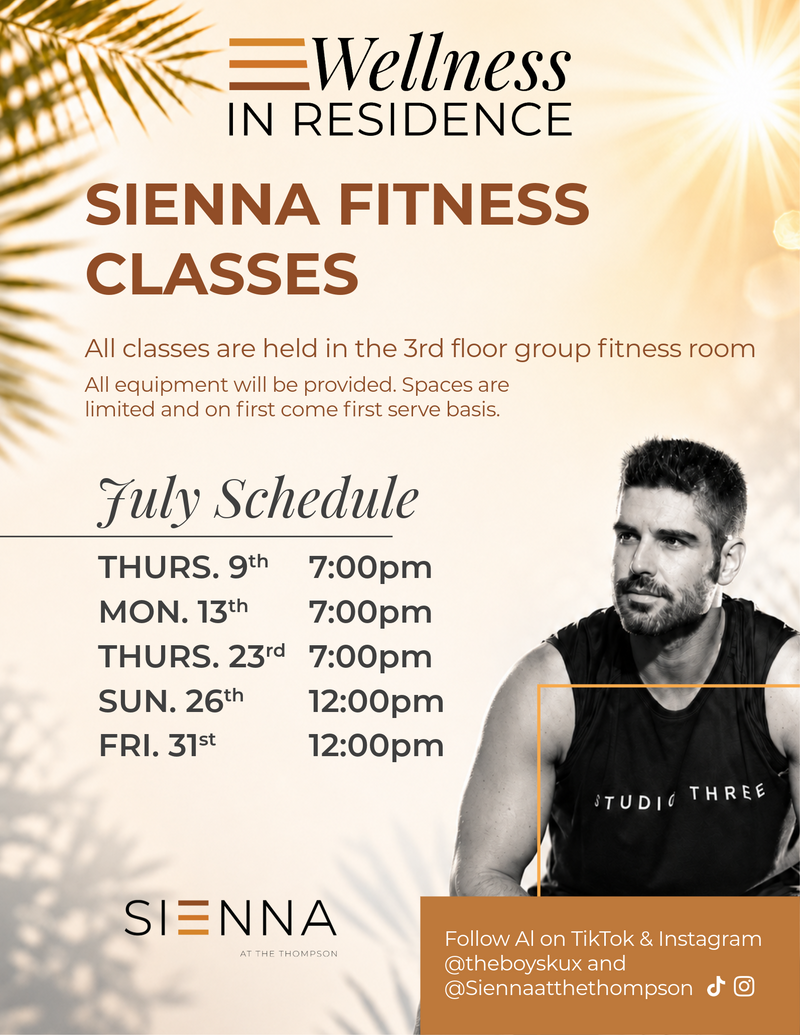 Sienna Fitness Classes — All equipment will be provided on the 3rd floor group fitness room. Please express interest - it helps us plan better! Plus, you'll get reminders.