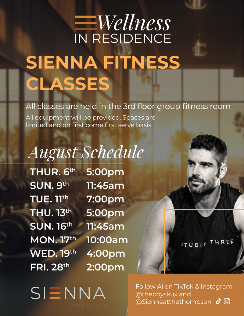 Sienna Fitness Classes — All equipment will be provided on the 3rd floor group fitness room. Please express interest - it helps us plan better! Plus, you'll get reminders.